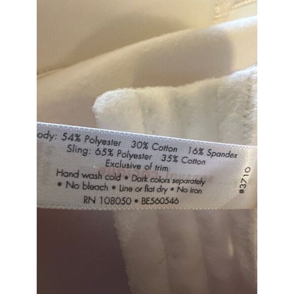 Lane Bryant Cacique Cotton Lightly Lined No-Wire Full Coverage Bra Sz 48D White - Picture 14 of 15